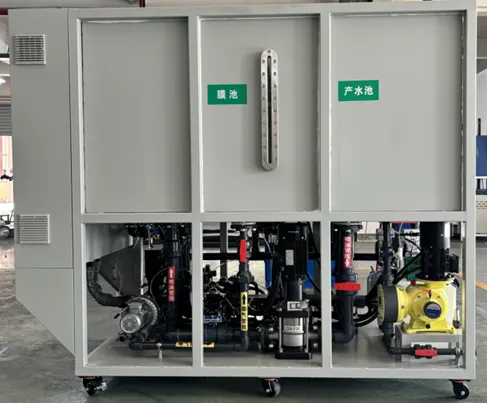 Оборудование для пилотных испытаний керамического плоского модуля